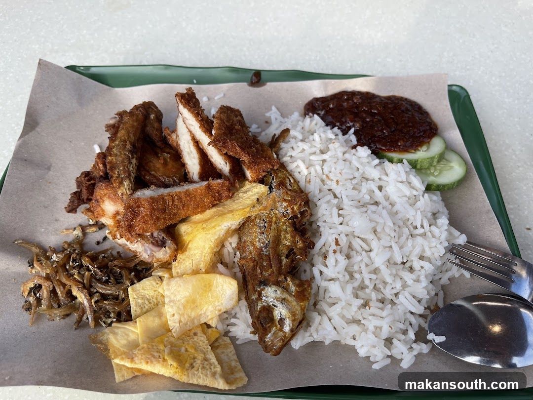 Food Plate on Tray