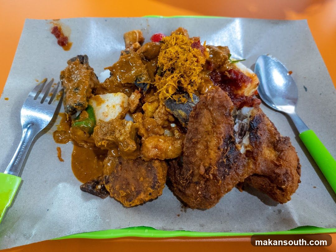 Fried Chicken and Curry Dish