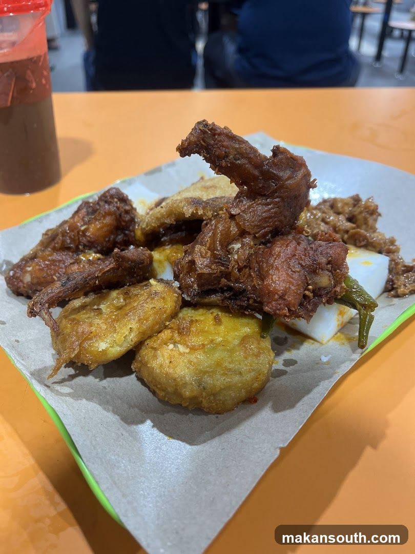 Fried Chicken and Fried Rice Plate