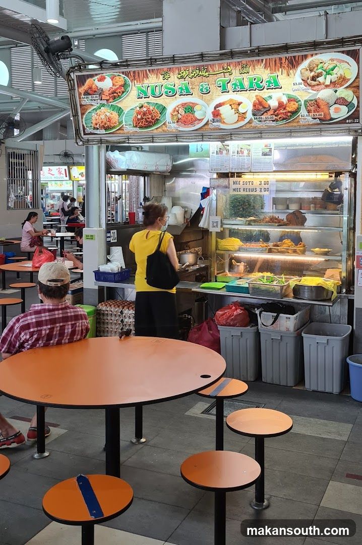 Nusa & Tara Food Stall Interior