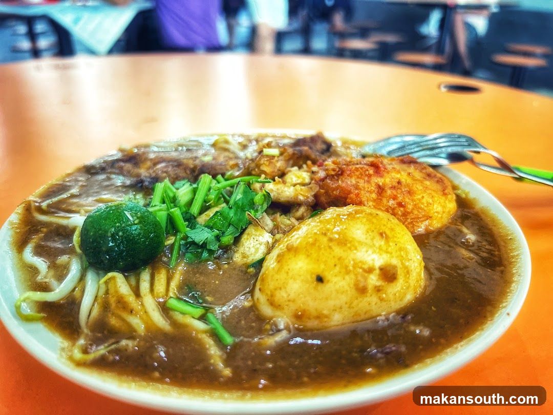 Noodle Bowl with Broth and Toppings