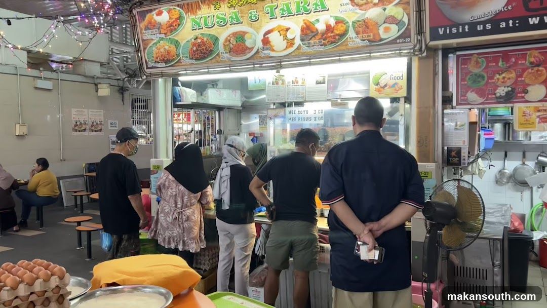 Nusa & Tara Food Stall Interior