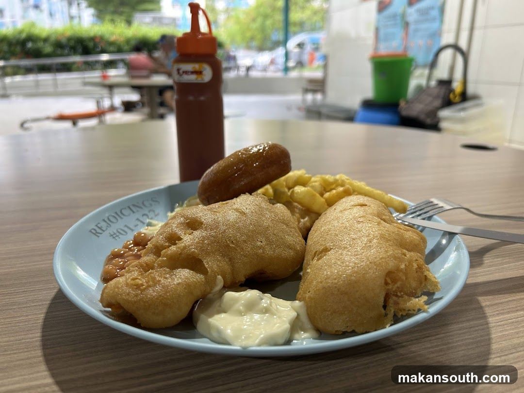 Fried Fish and Chips Meal