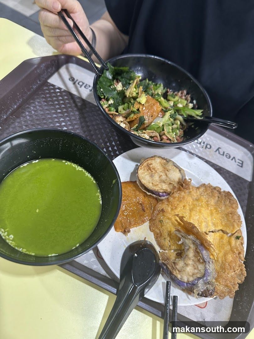 Food Tray with Dishes