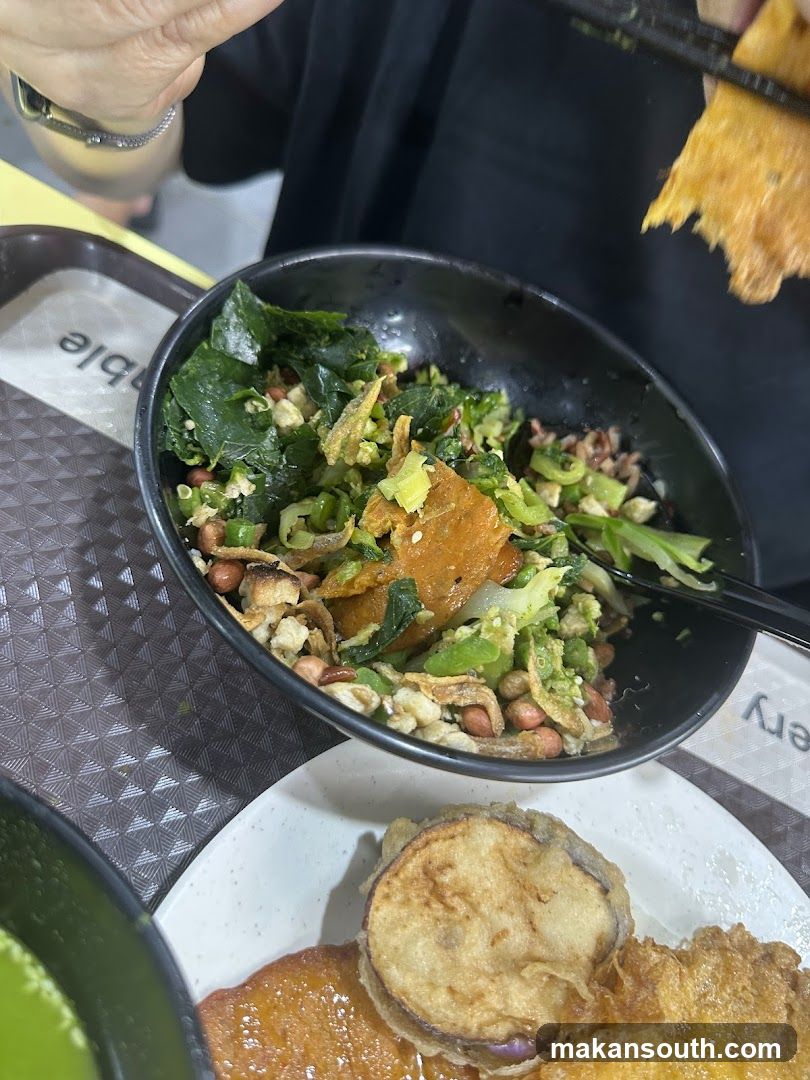 Food Bowl with Fried Egg and Vegetables
