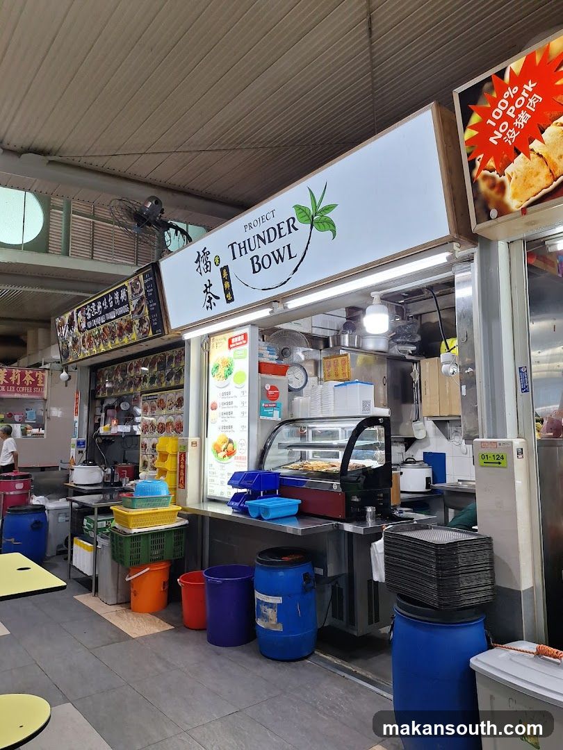 Food Stall Interior View