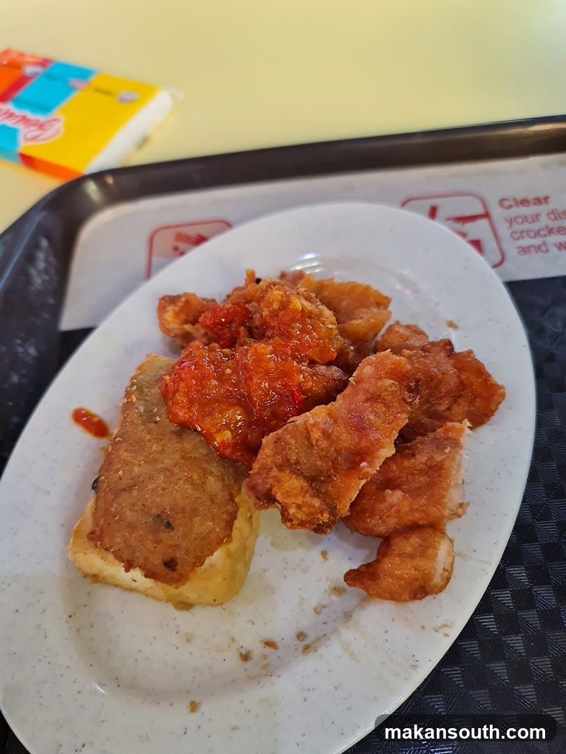 Fried Chicken and Tofu with Chili Sauce