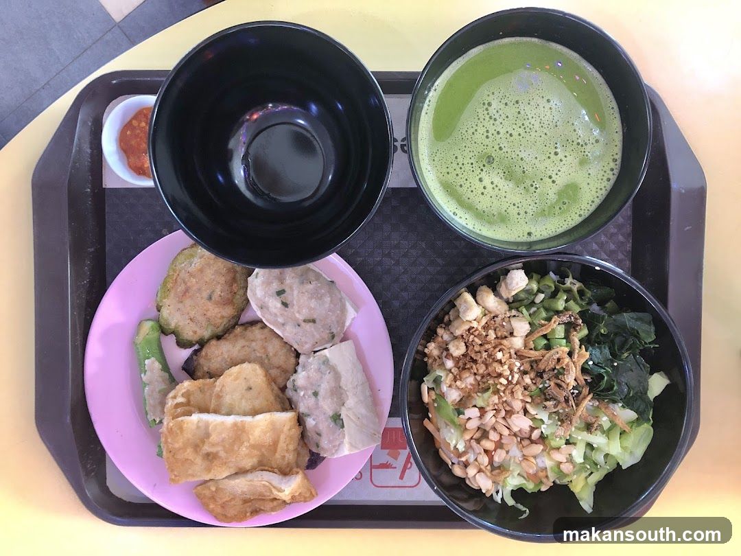 Food Tray with Various Dishes