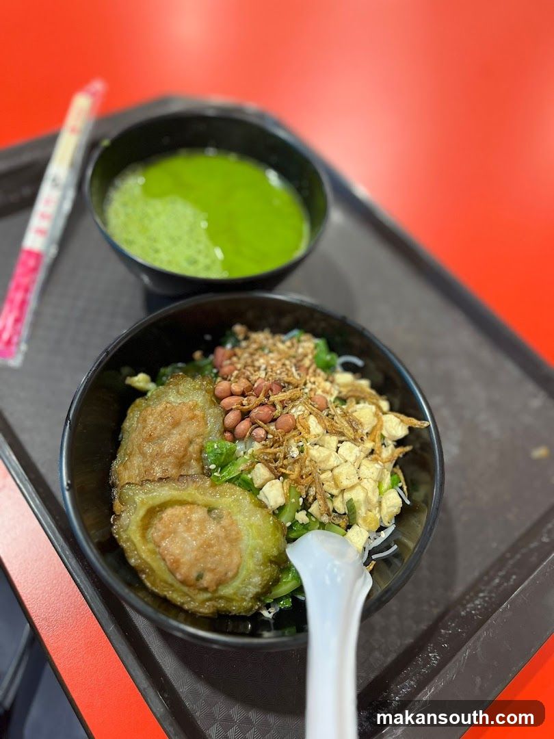 Noodle Bowl with Green Soup