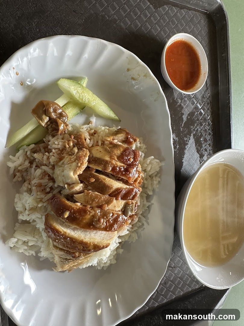 Hainanese Chicken Rice Plate
