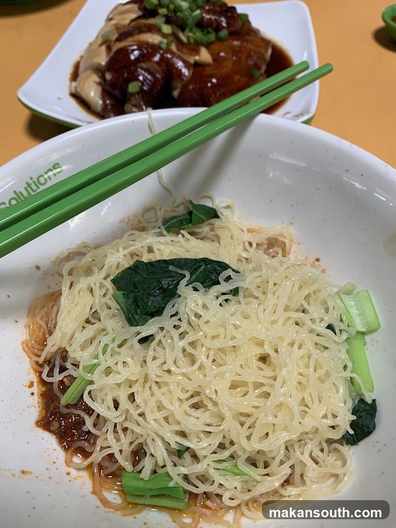 Noodles and Chicken Dish