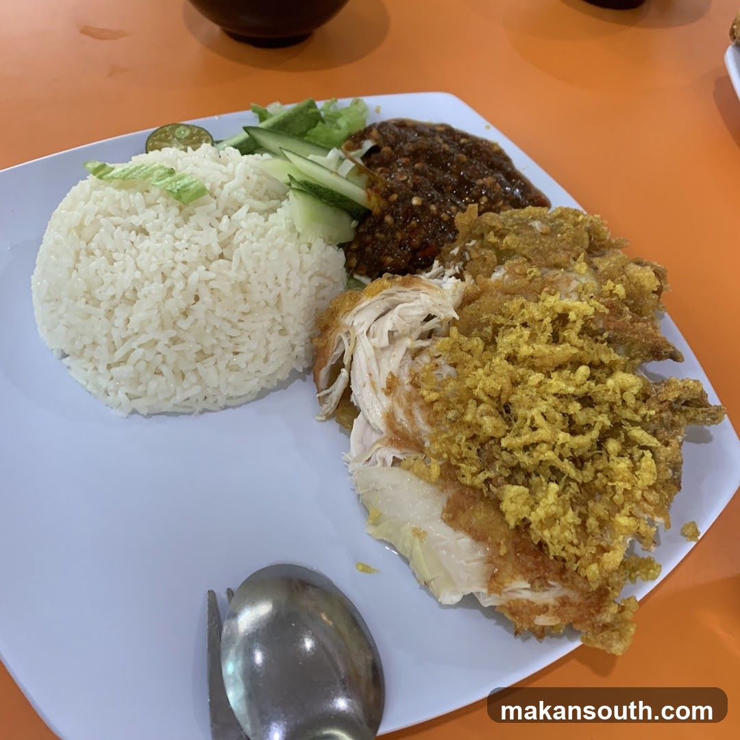 Hainanese Chicken Rice Plate