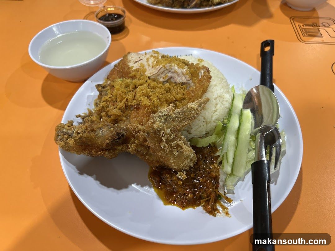 Fried Chicken Rice Plate