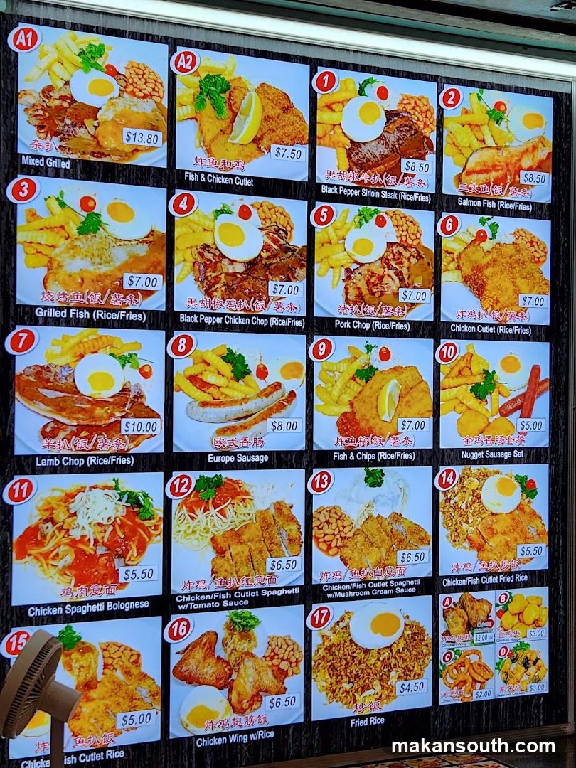 Restaurant Menu Board