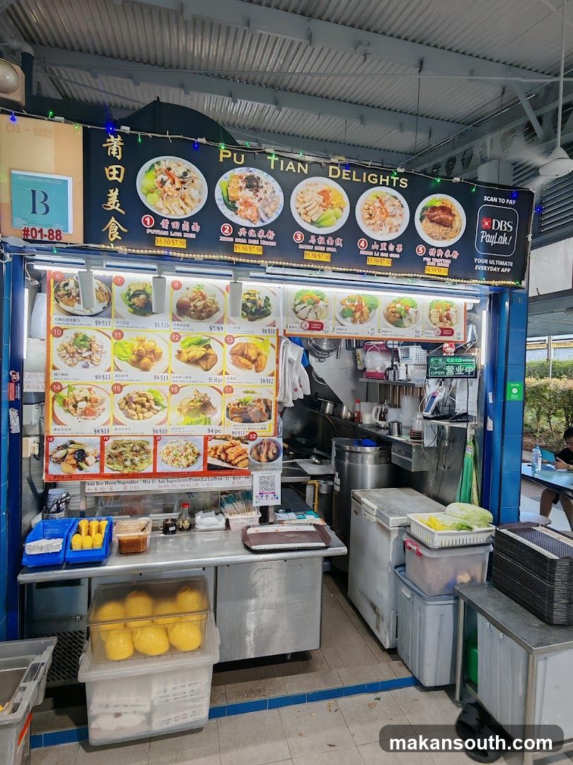 Food Stall Interior View