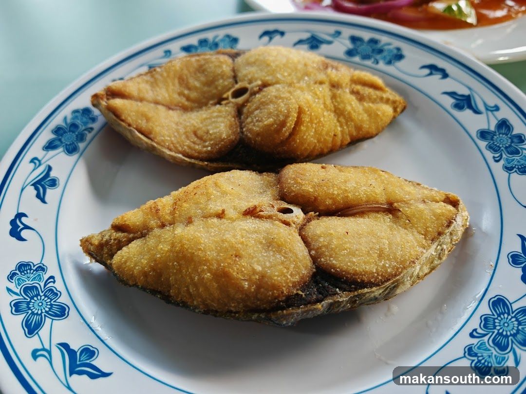 Fried Fish Steaks on a Plate