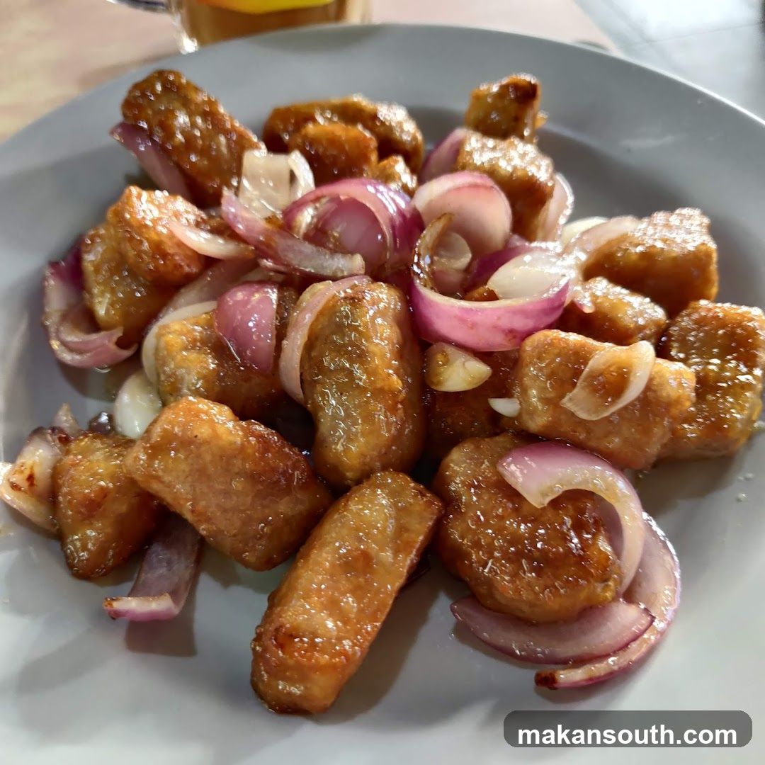 Fried Chicken with Onions