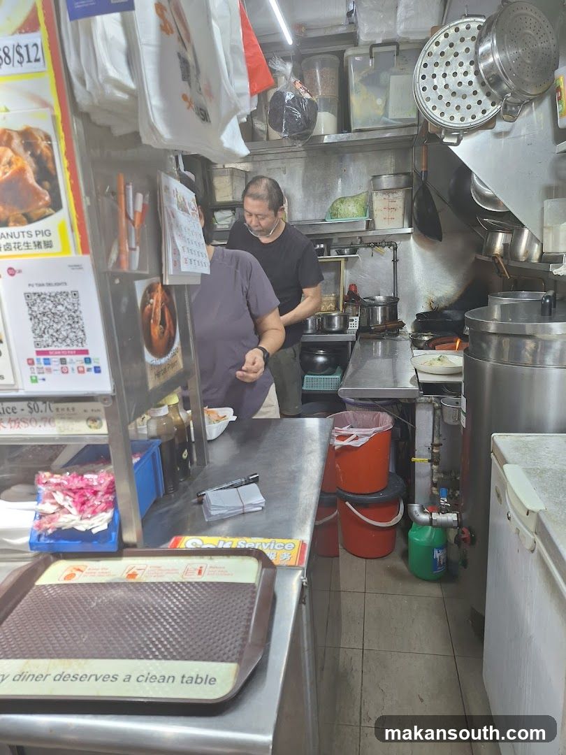 Food Stall Kitchen Interior