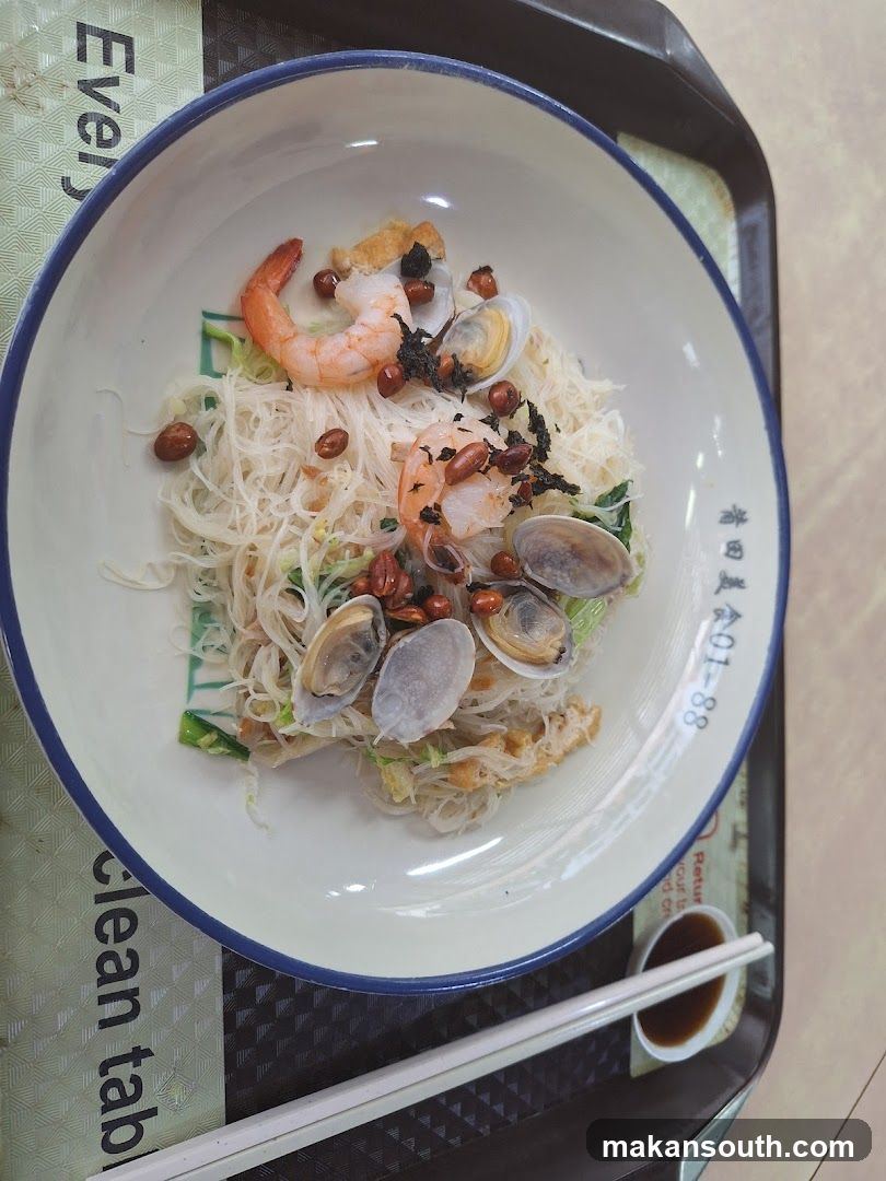 Noodle Dish with Shrimp and Clams