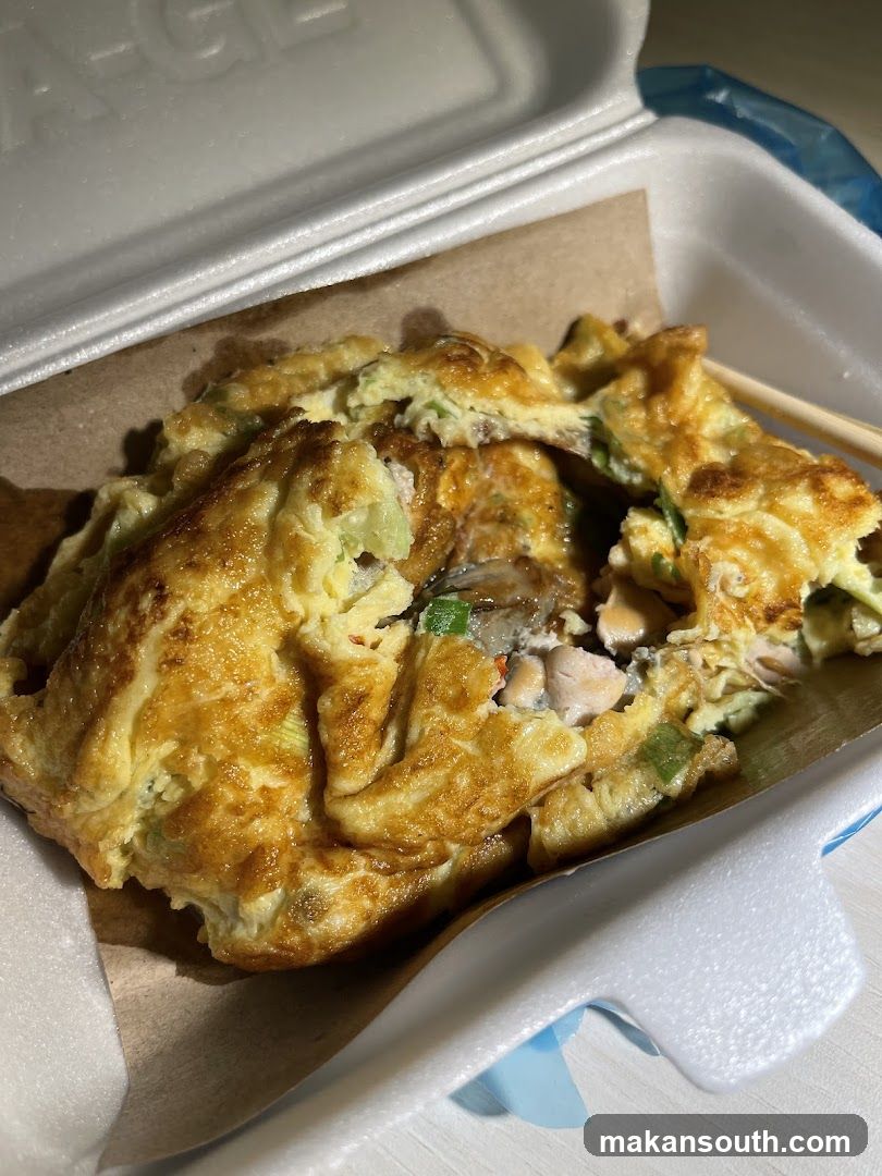 Egg Omelet in Takeout Container