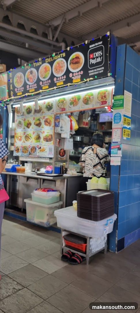 Food Stall Interior View
