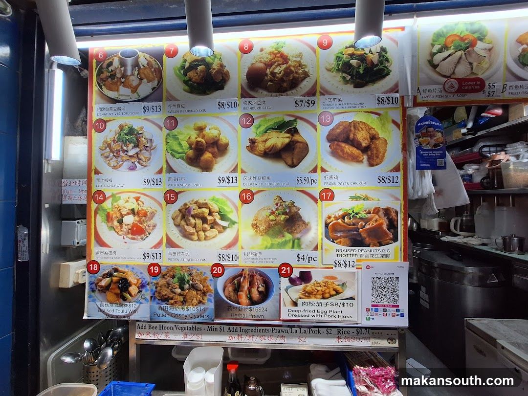 Food Stall Menu Board