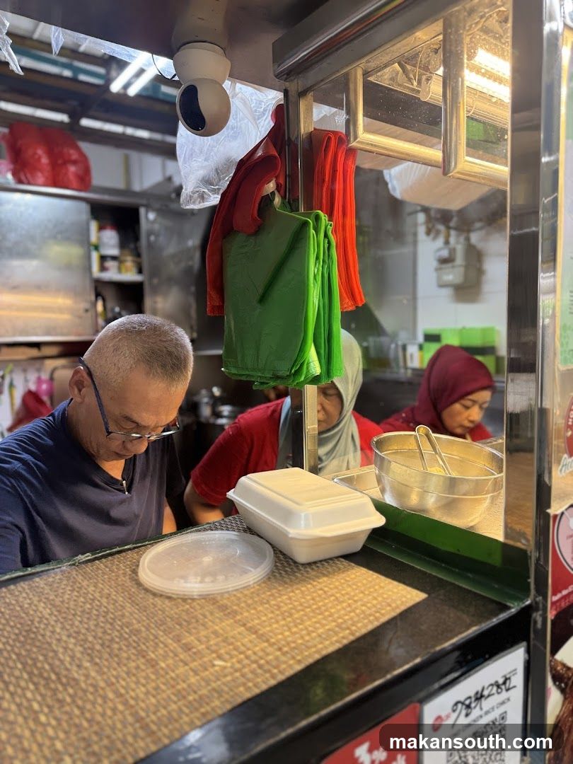 Food Stall Interior View