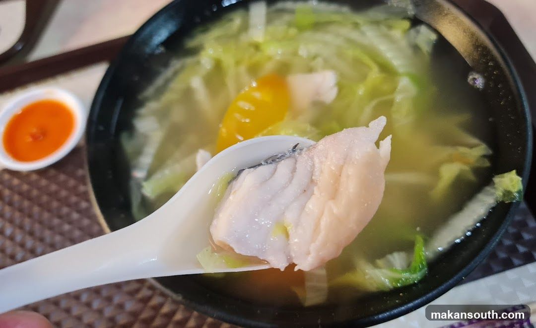 Fish Soup with Egg and Cabbage