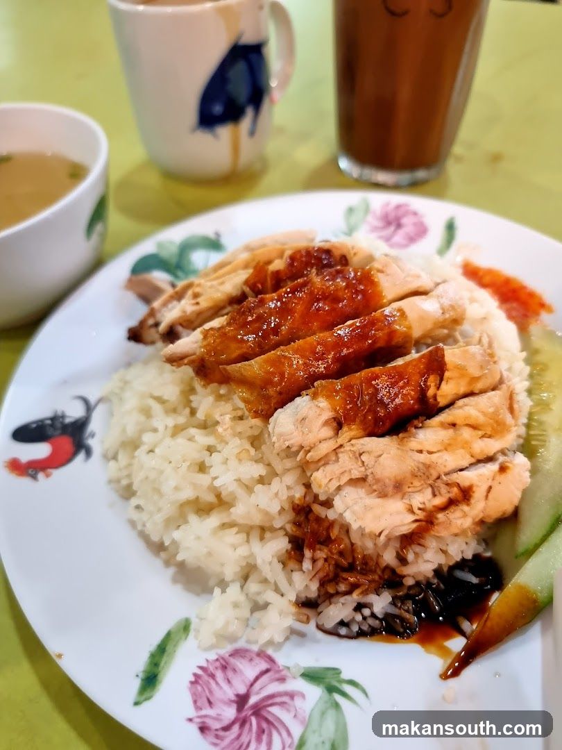 Hainanese Chicken Rice Plate