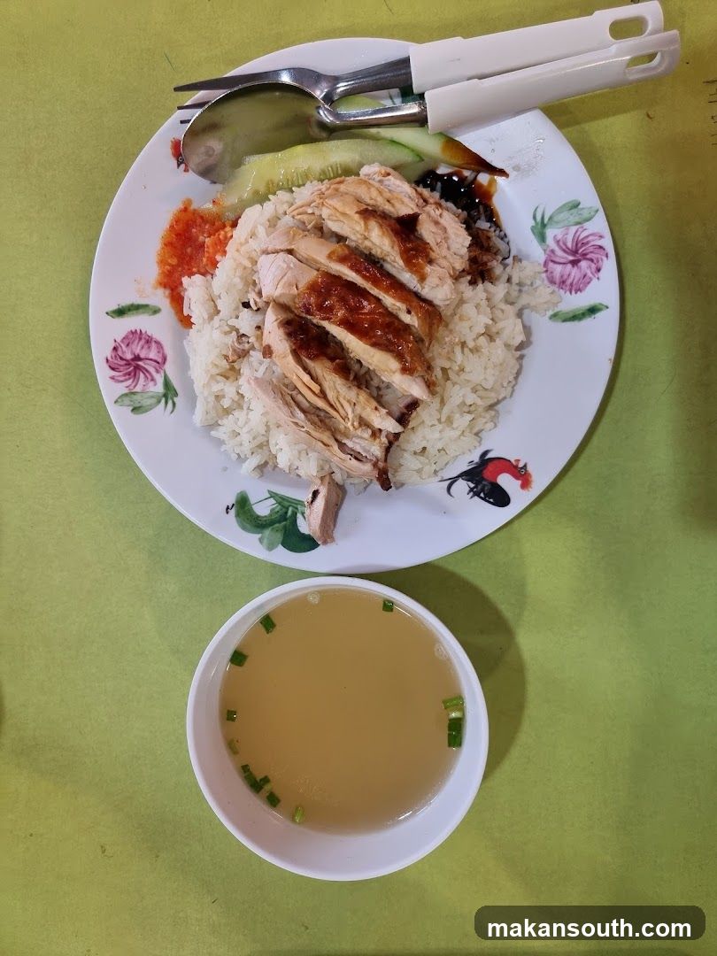 Hainanese Chicken Rice Plate