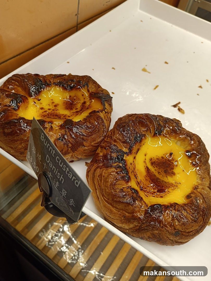 Burnt Custard Danish Pastries