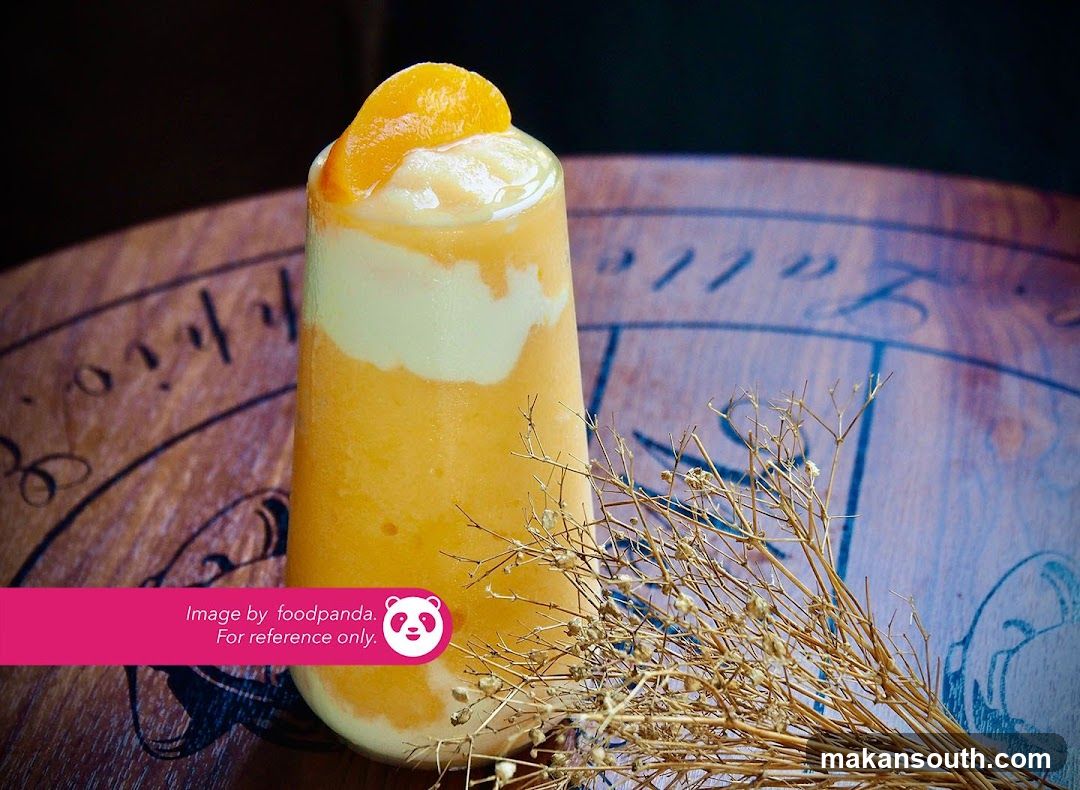 Mango Panna Cotta with Orange Garnish