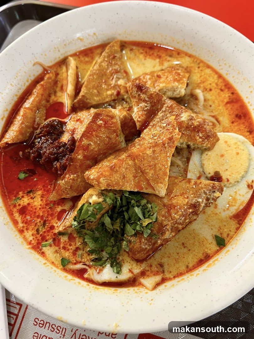 Spicy Noodle Dish with Tofu and Egg