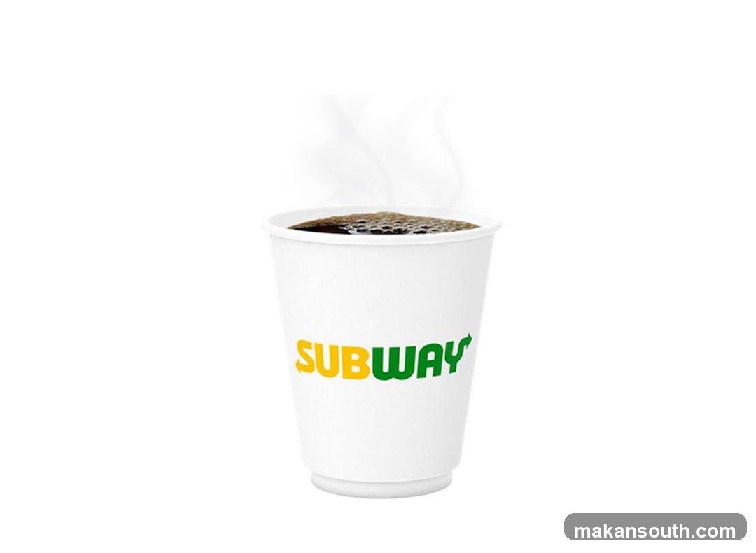 Subway Coffee Cup