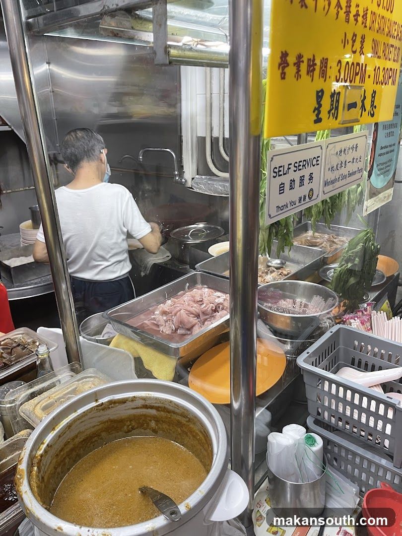 Food Stall Interior View