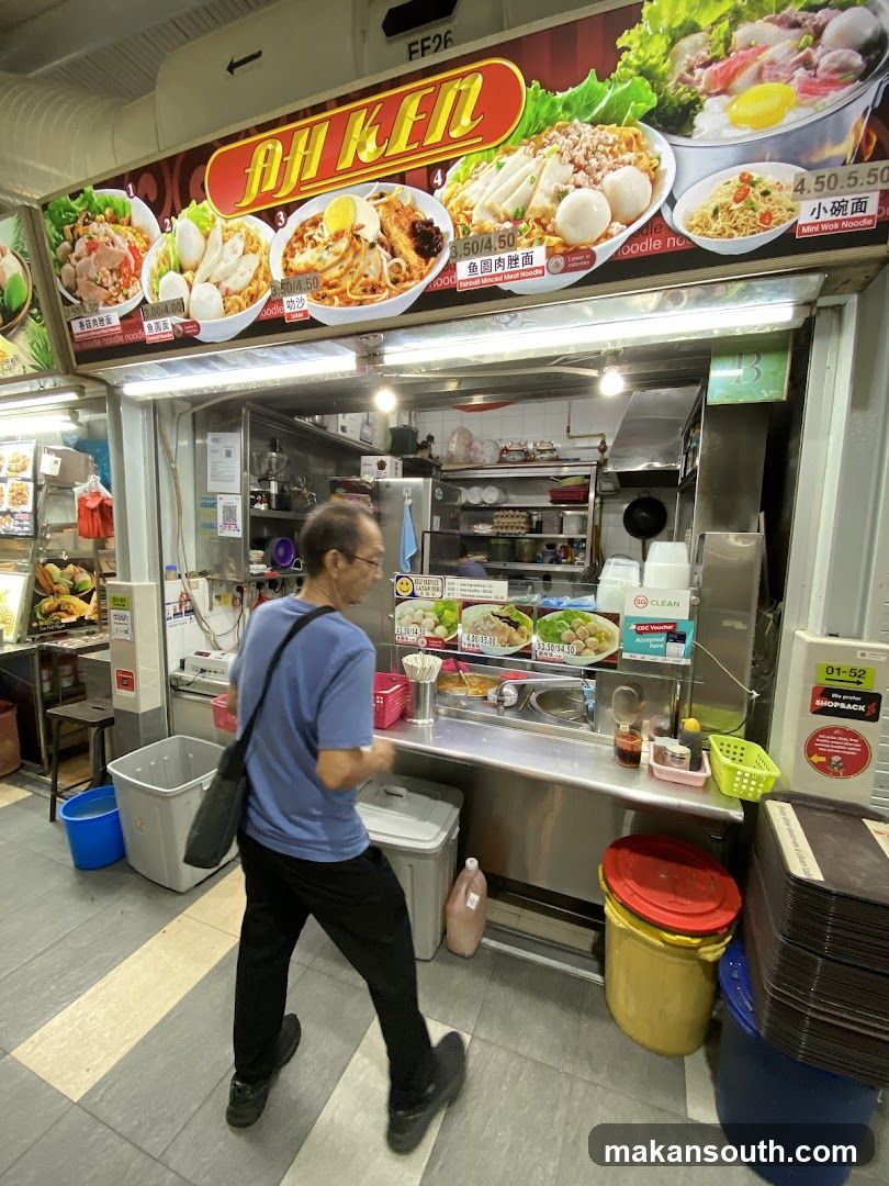 Food Stall Interior View