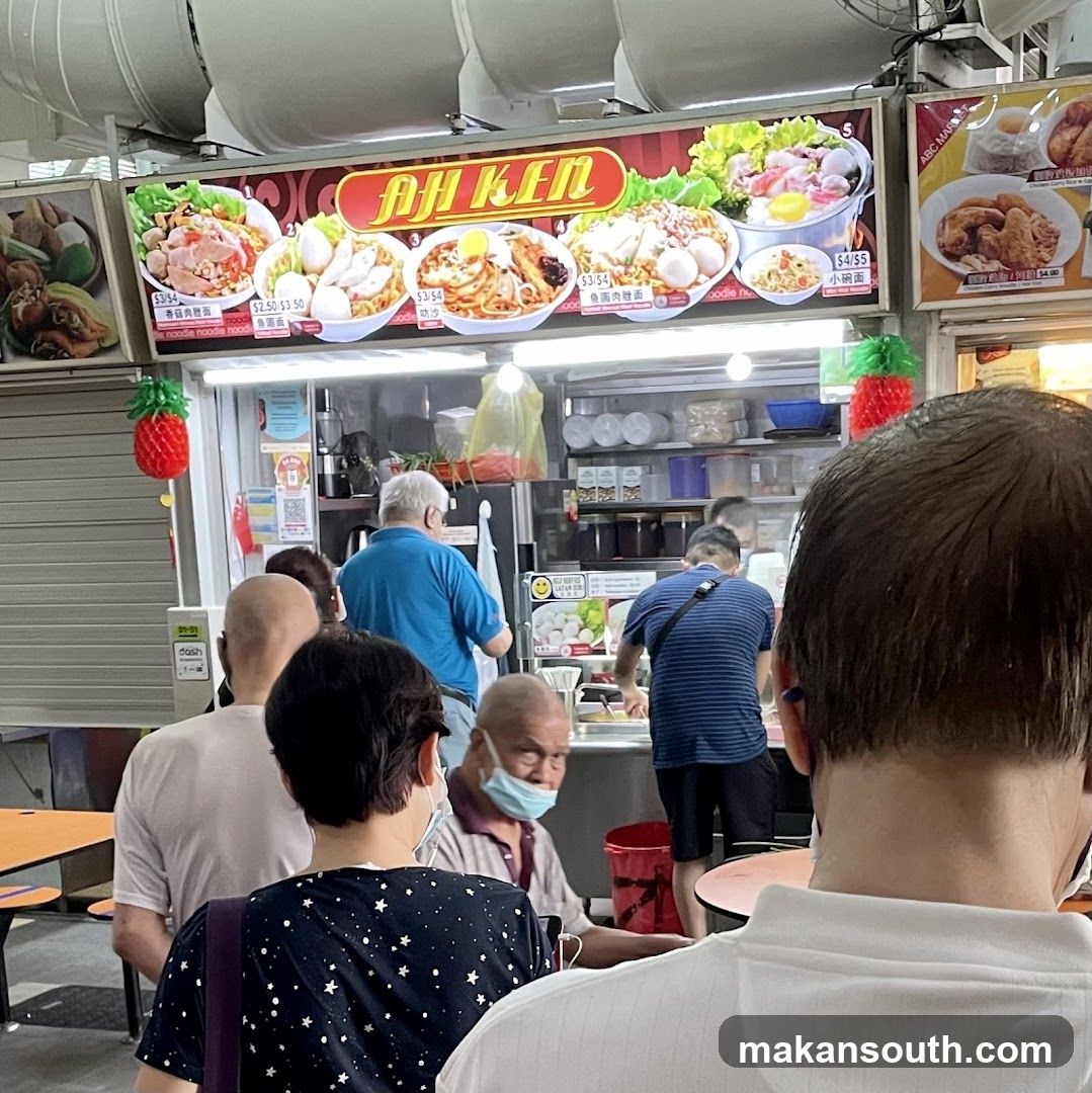 Food Stall Interior View