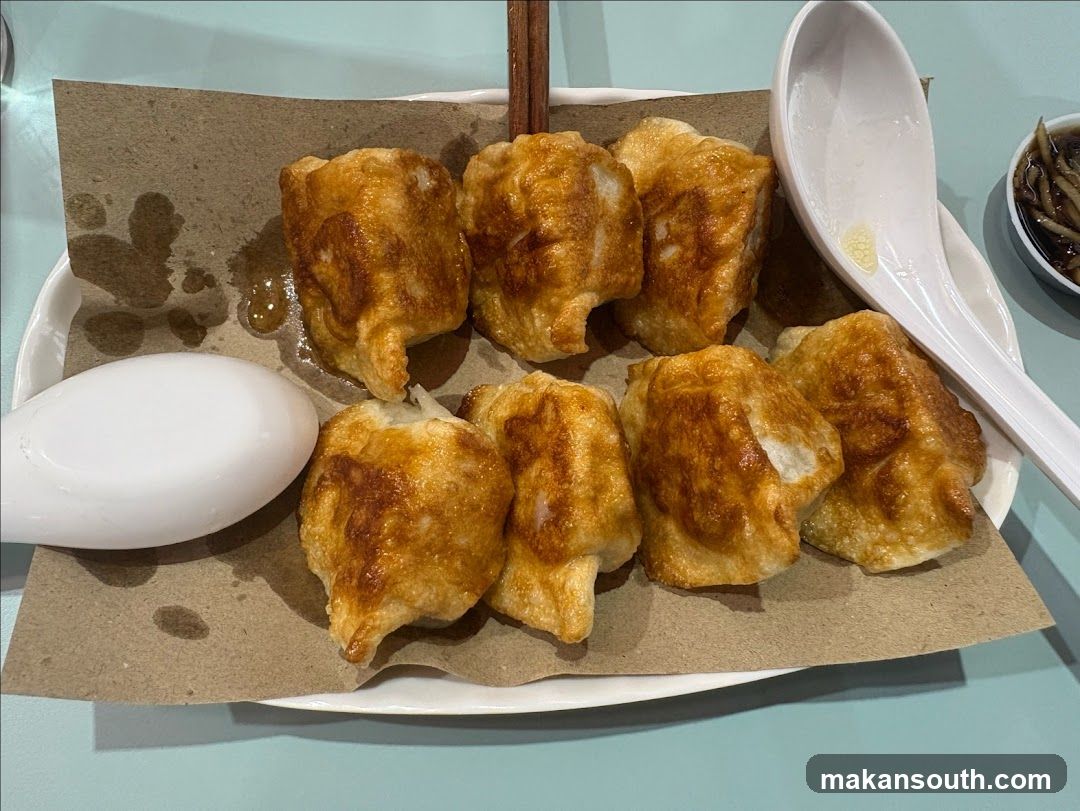 Fried Dumplings on a Plate