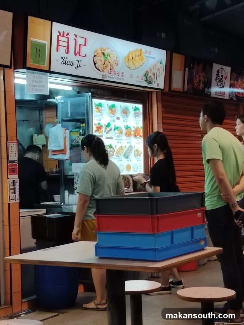 Food Stall Interior Scene