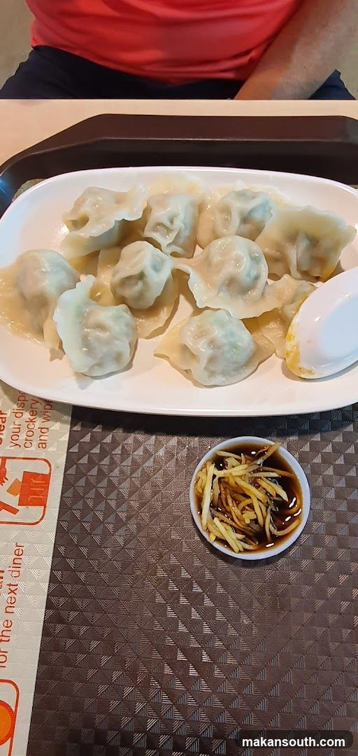 Dumplings with dipping sauce