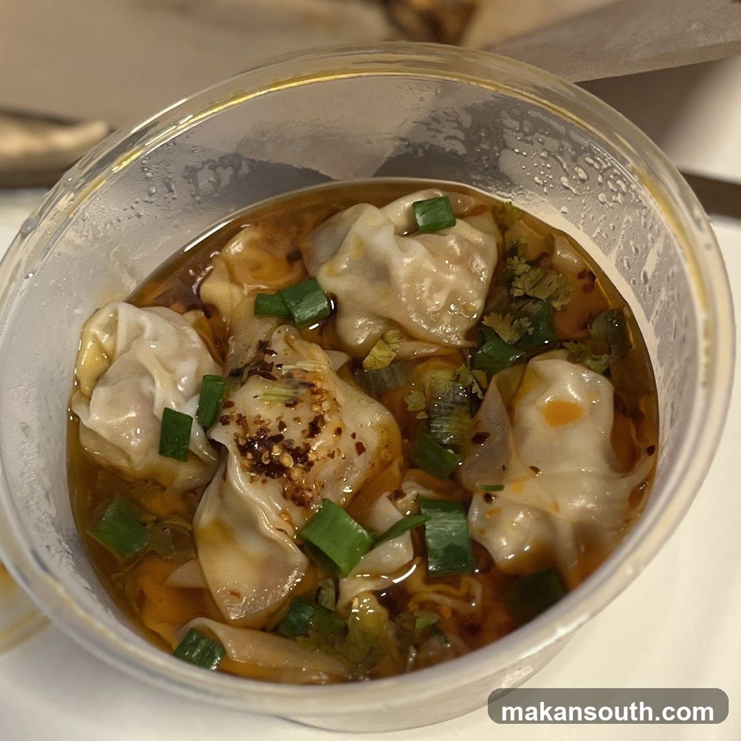 Dumplings in broth