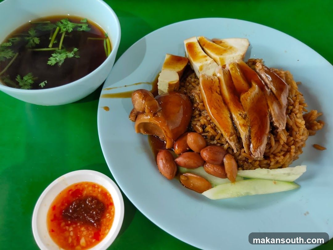 Hainanese Chicken Rice Plate