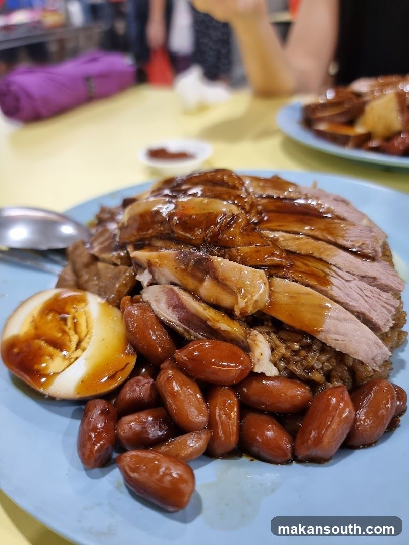 Roast Chicken Rice Plate