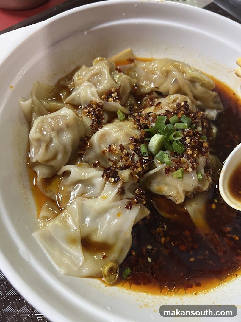 Dumplings in Chili Oil