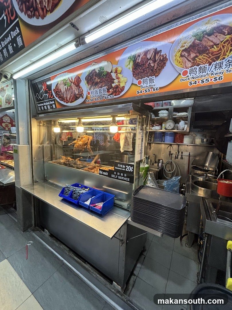 Duck Noodle Stall Interior View