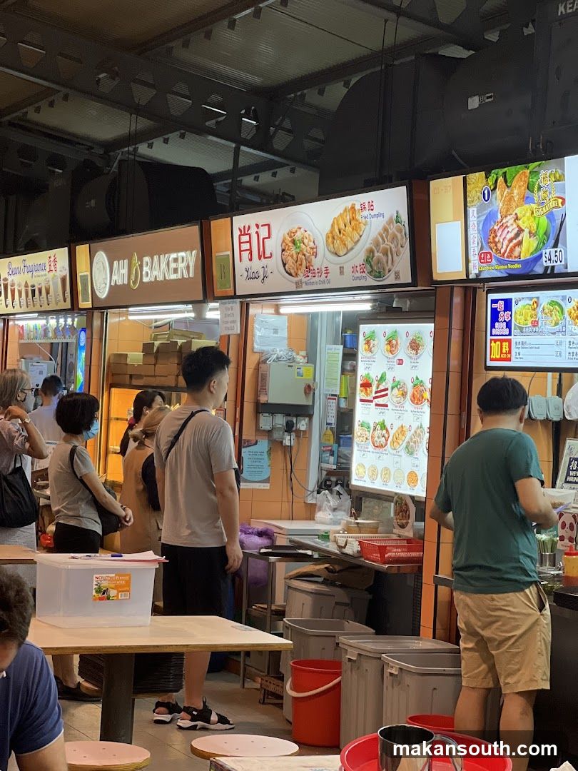 Food Stall Interior Scene