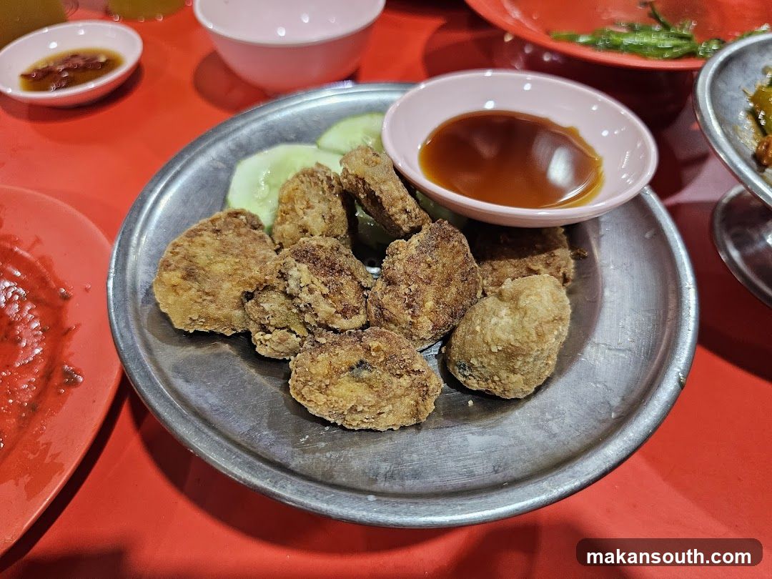 Fried Food with Sauce