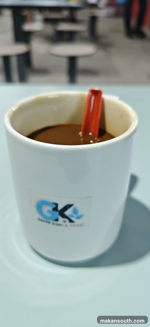 Cup of coffee at GK Green Kopi & Toast