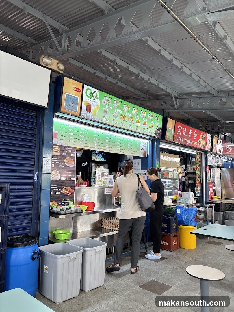 Food Stall Interior View