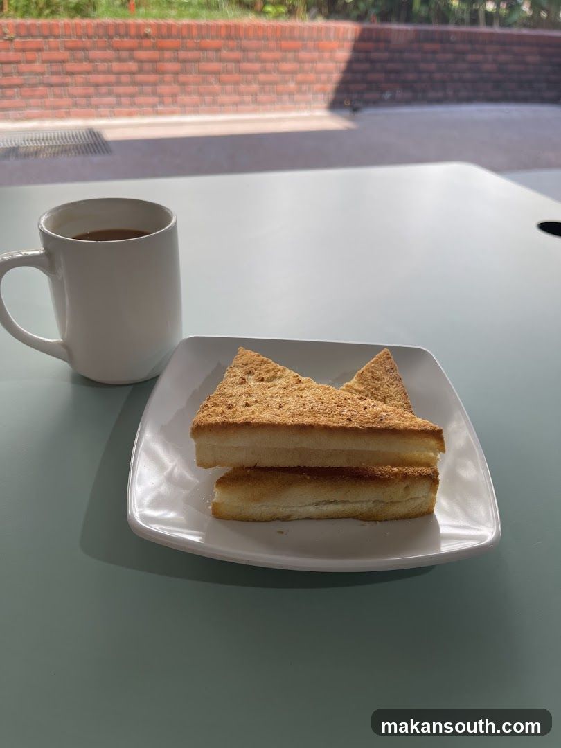 Breakfast with Toast and Coffee
